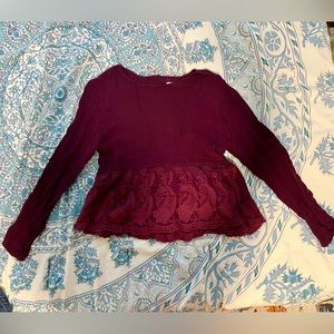 Mi Ami Purple Blouse from Francesca’s